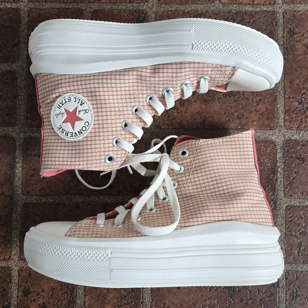 Converse Chuck Taylor All Star Move Platform High Tops Sz 7 - Picture 3 of 6